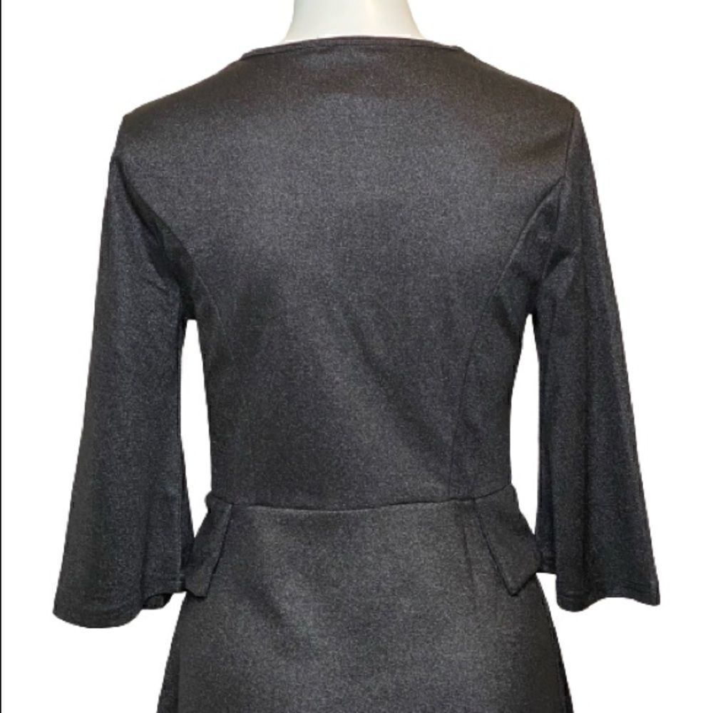 Zeagoo Shiny Black 3/4sleevedresssizes — image 8 of 8